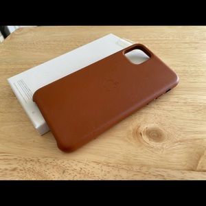 iPhone 11 Pro Max Apple Leather Case
